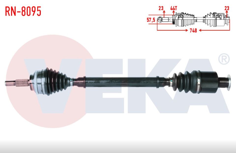 Sağ Aks Megane 1,9 Dizel