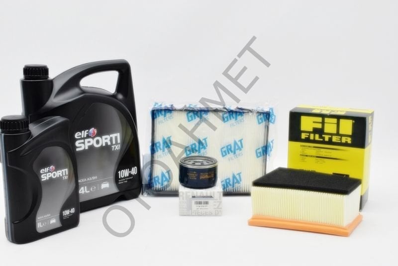 Renault Clio Motor Yağ Bakım Seti 16 Valf