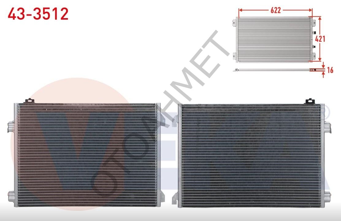 Renault Clio Symbol Klima Radyatörü 2009-2012