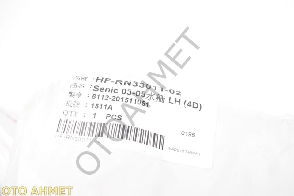 Renault Scenic 2 Ön Panjur Sol