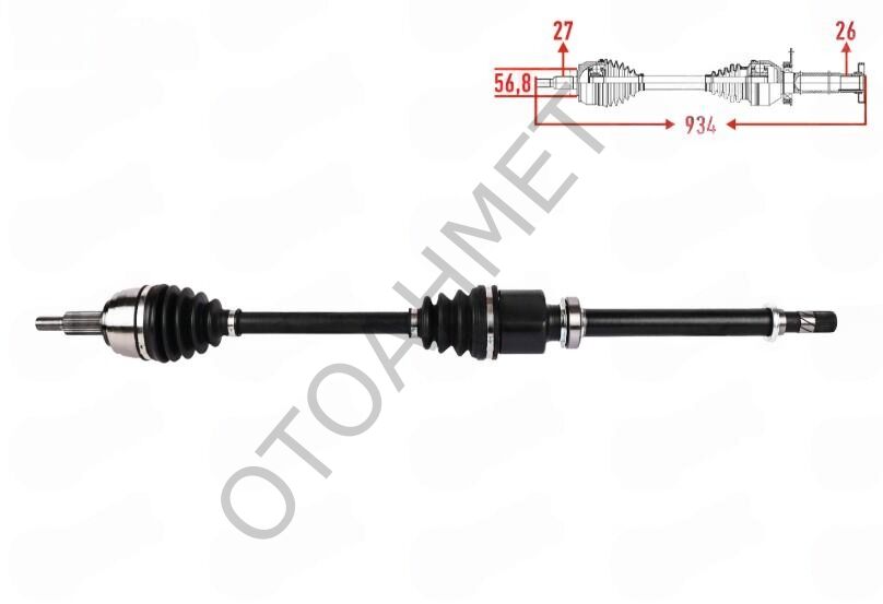 Sağ Ön Aks Renault Latitude 8200908696