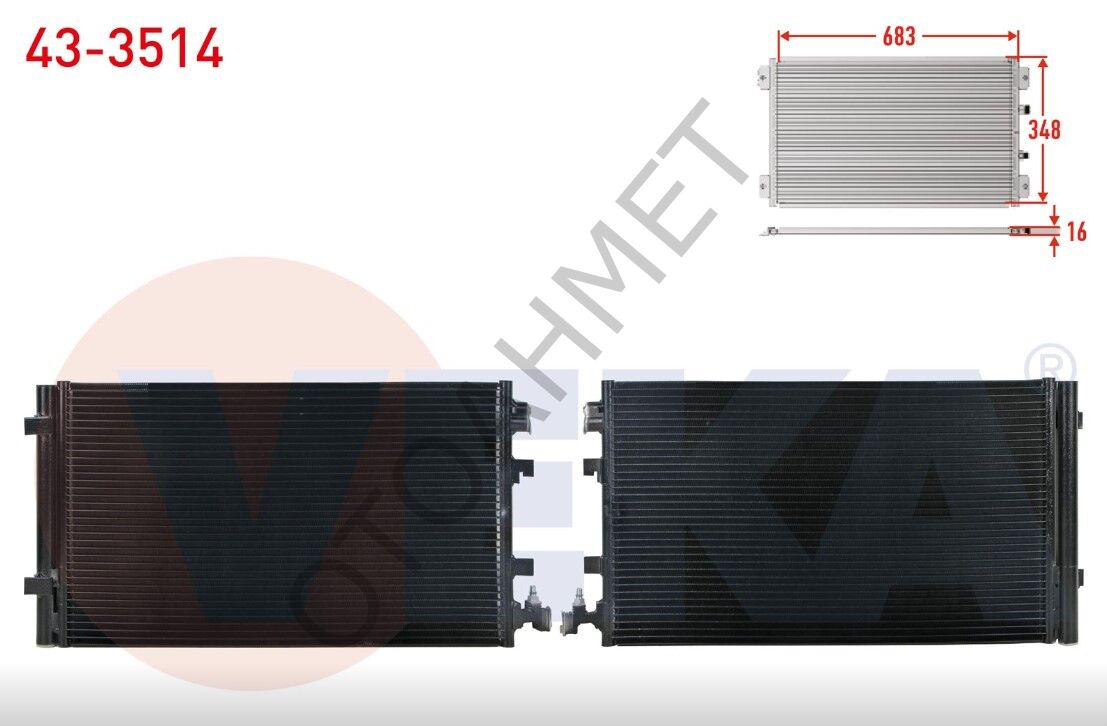 Renault Fluence Megane 3 Klima Radyatörü