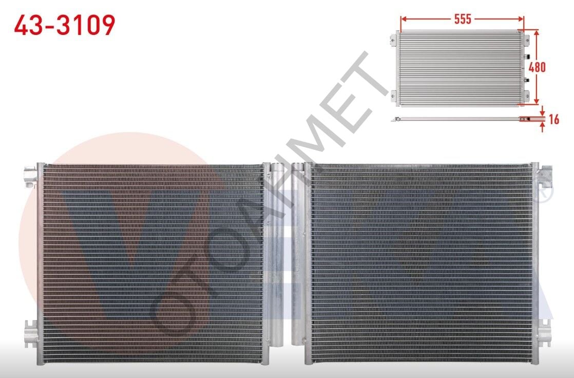 Klima Radyatörü Renault Kadjar Nissan Qashqai 921009251R