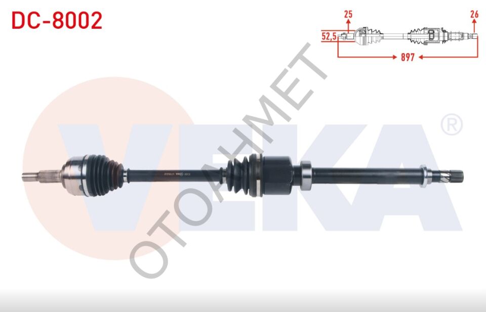 Lodgy Sağ Ön Aks 391004751R