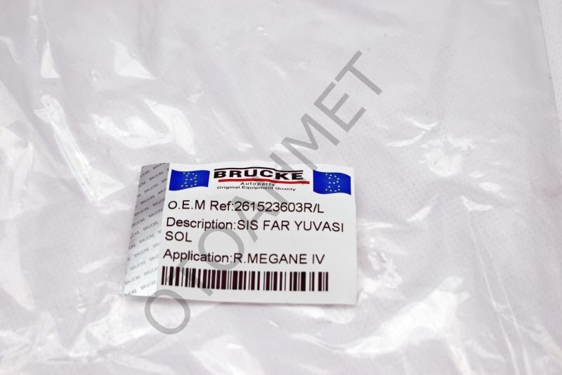 Megane 4 Sis Kapağı (Çercevesi) Park Sensörlü Sol