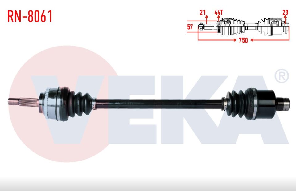Sağ Aks Renault Megane Abs Li 7701352597