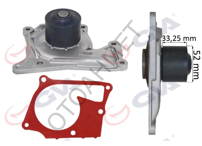 Devirdaim Su Pompası Duster Dokker Lodgy Kadjar A180