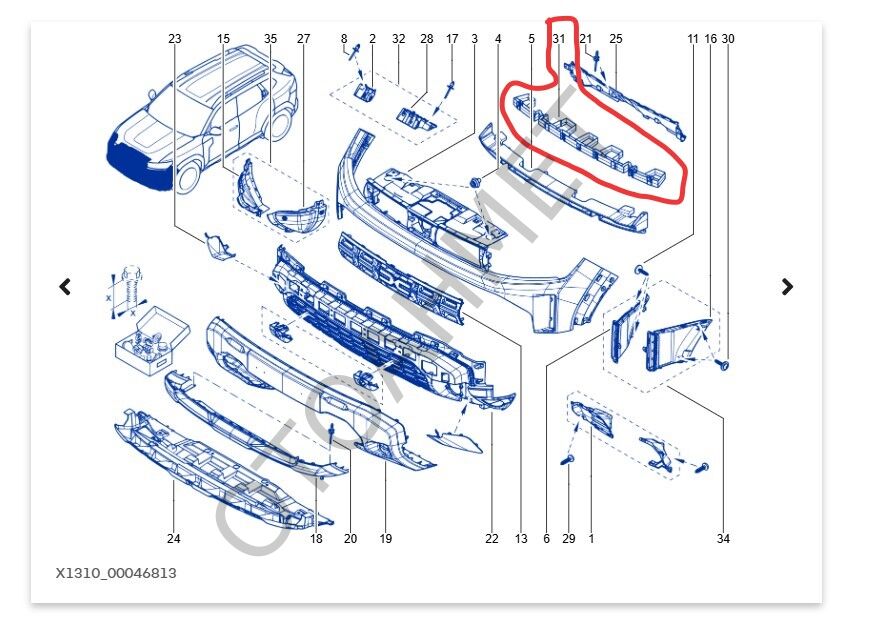 Ön Tampon Darbe Emici Renault Duster-620909520R