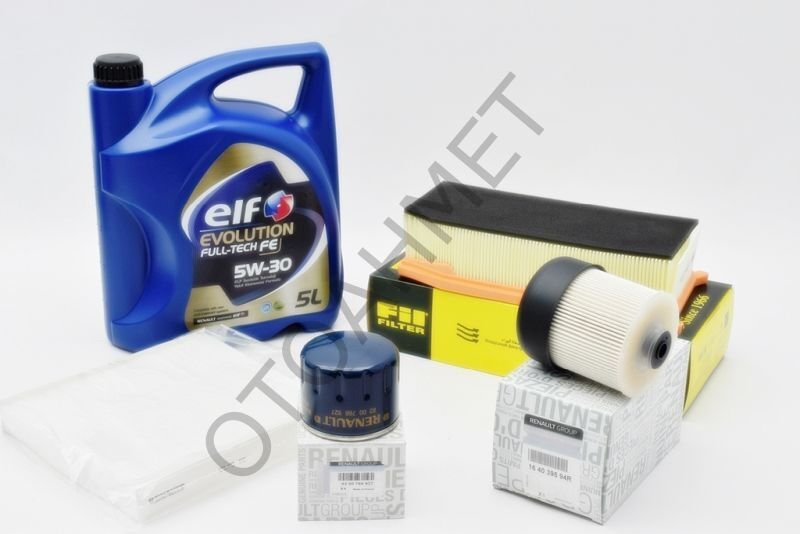 Motor Filtresi Bakım Seti Clio 4 Dizel
