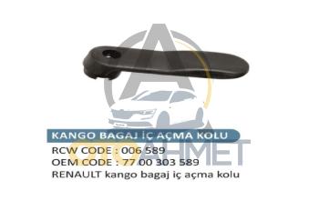 Renault Kangoo Bagaj İç Açma Kolu 7700303589